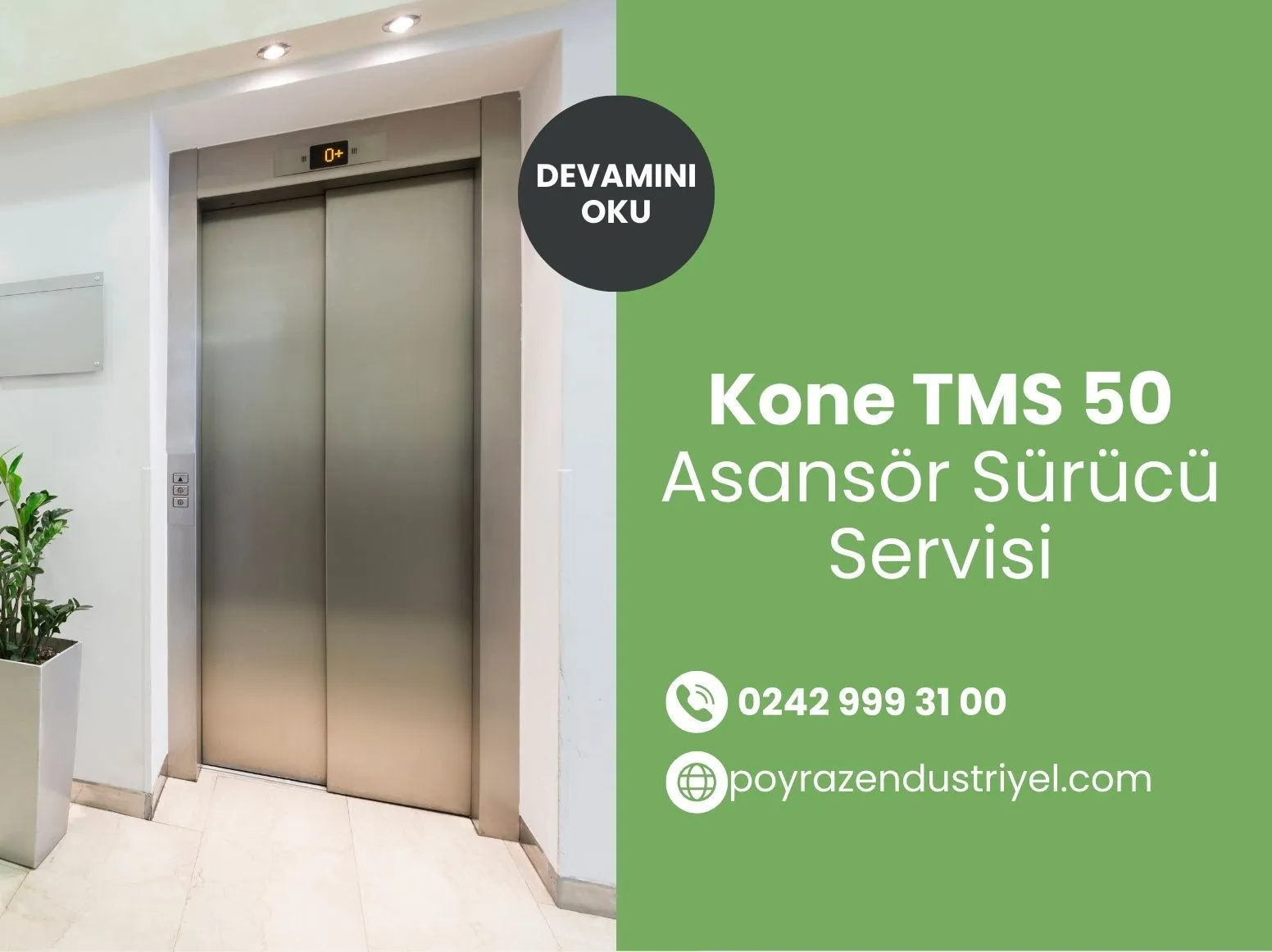 Kone Tms50 Asansör Sürücü Servisi